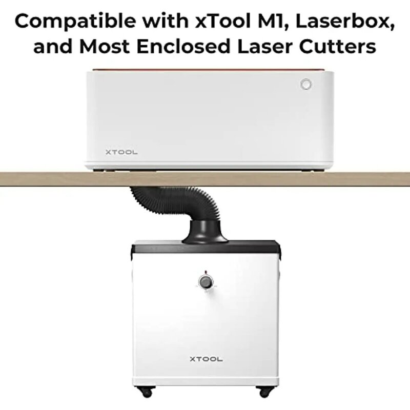 XTool очиститель дыма для P2/D1/D1Pro/M1 лазерный гравер для лазерного резака 3-ступенчатая фильтрация Коэффициент Очистки 99.97%