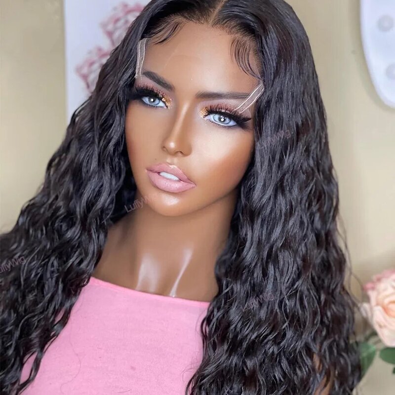 180%density kinky curly  Women Lace Front Wigs 26inch Natural softness With Baby Natural softness