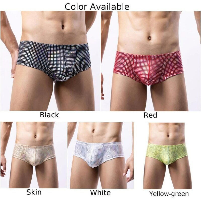 Men\\\'s Briefs Underwear with Low Waist  Sexy Pouch Lingeres Panties  Breathable and Comfortable  Multiple Colors