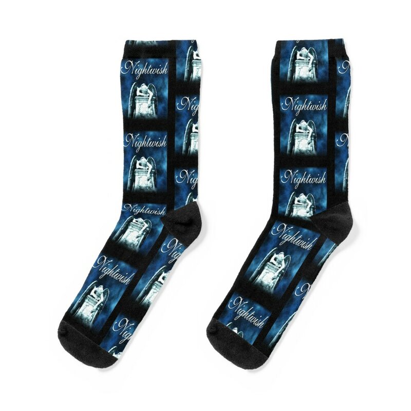 Носки Nightwish с принтом для Хэллоуина, дизайнерские мужские носки для бега, женские носки