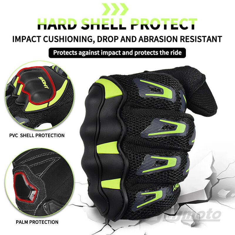Suomy-guantes de motocicleta para hombre y mujer, manoplas de malla transpirable para pantalla táctil, Motocross, ciclismo