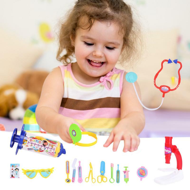 Educational Doctor Toys Kit, Pretend Play, Simulação, Equipamento Médico, 3