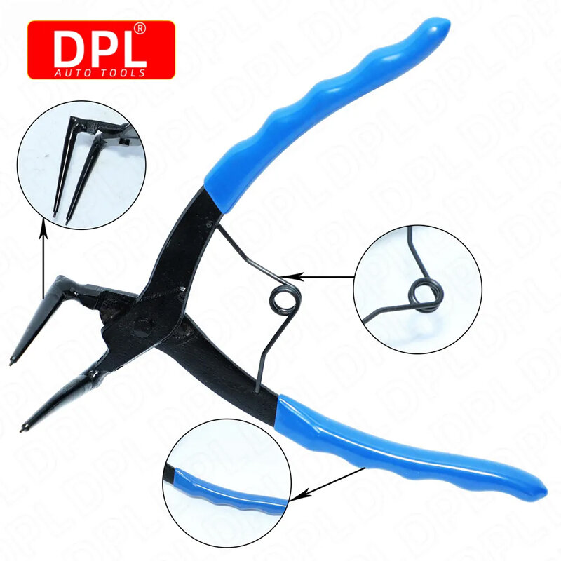 90 Degrees Bending Pliers Heavy-duty Cylinder Internal Ring Remover Retaining Circlip Pliers for Motorcycles Cars Trucks