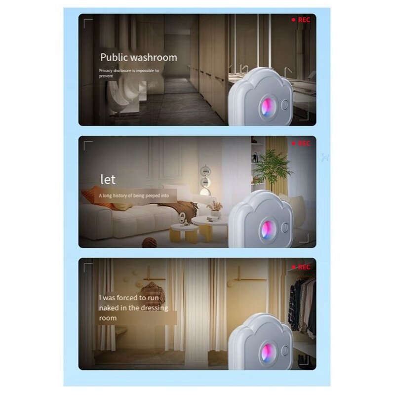 Luz infravermelha portátil para hotel, anti-peeping, multifuncional, P168