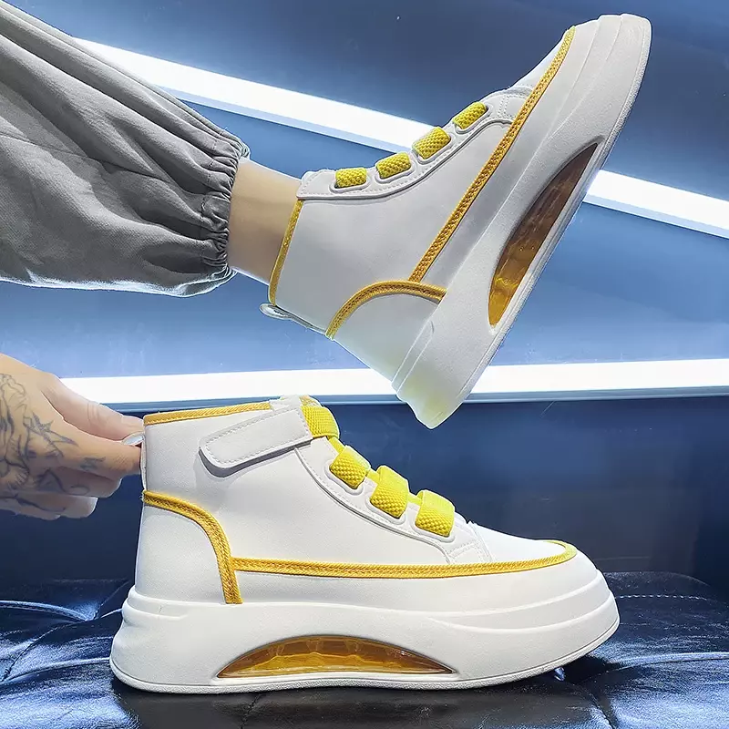 Männer High-Top-Schuhe Stil gemischte Farben lässige Plattform Turnschuhe 2024 Mode Walking Stiefeletten zapatilla deportiva hombre
