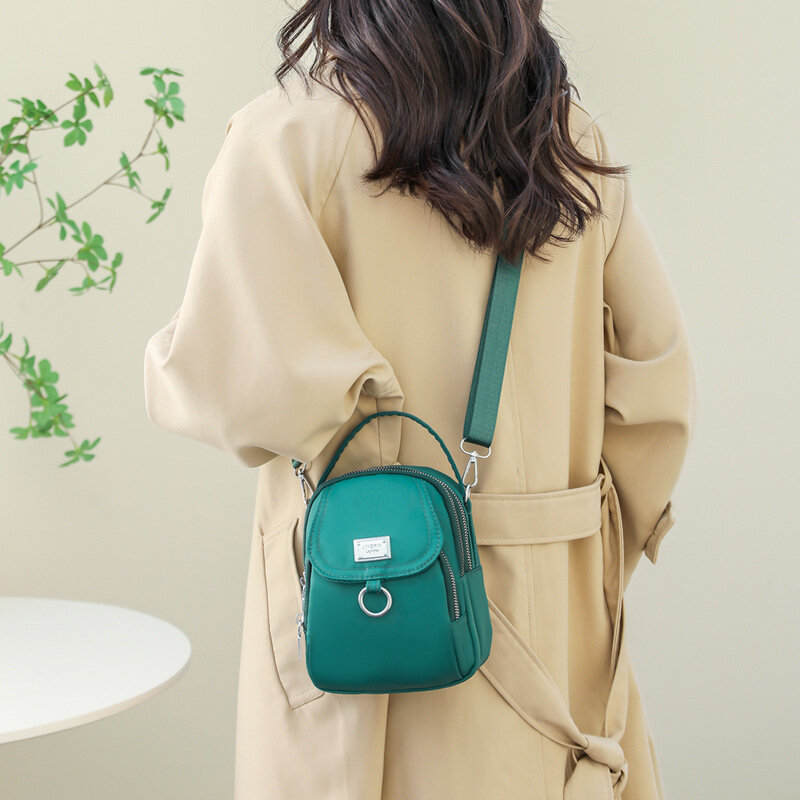 حقيبة يد نسائية صغيرة من 3 طبقات على الموضة ذات جودة عالية من نسيج متين حقيبة كتف نسائية حقيبة صغيرة جميلة للفتيات