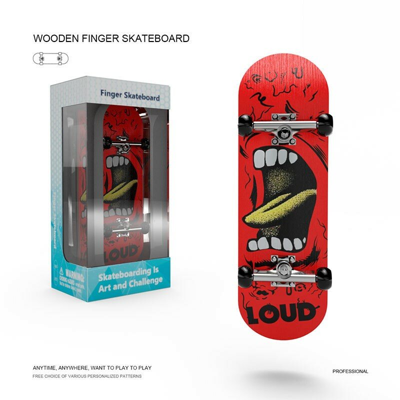 Wooden Fingerboard Mini Skate Set, Finger Scooter, Finger Skate Board, Professional Maple Wood, Brinquedos para crianças para meninos