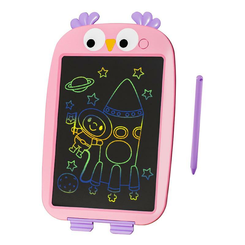Tablet de Escrita LCD para Criança, Prancheta, Brinquedo Doodle, Tela Colorida, Crianças de 3 a 8 Anos, Viagem, 12"