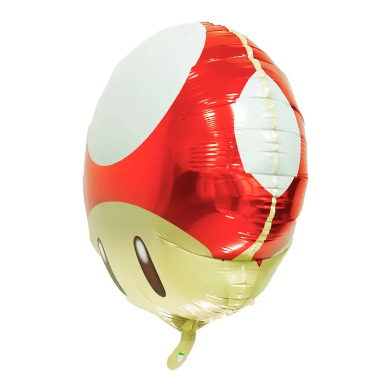 Globo de película de aluminio de látex de dibujos animados de Super Mario, accesorios de decoración de fiesta de cumpleaños para niños, figura de Yoshi Peach, juguetes de regalo
