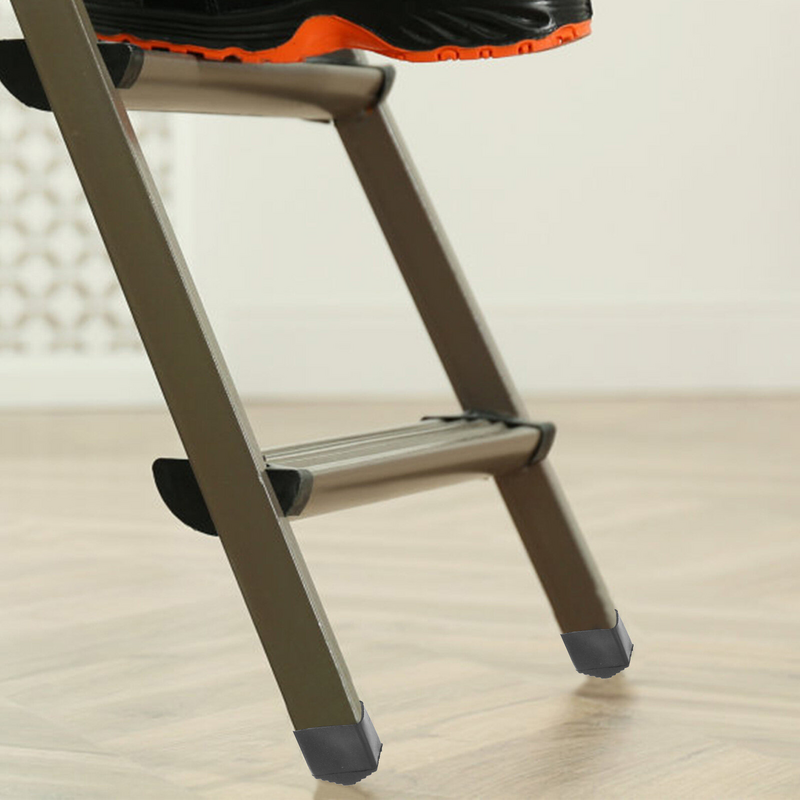 Pés de borracha antiderrapante capas para cadeiras dobráveis, protetor de escada, pernas, pés de escada, 2 pcs