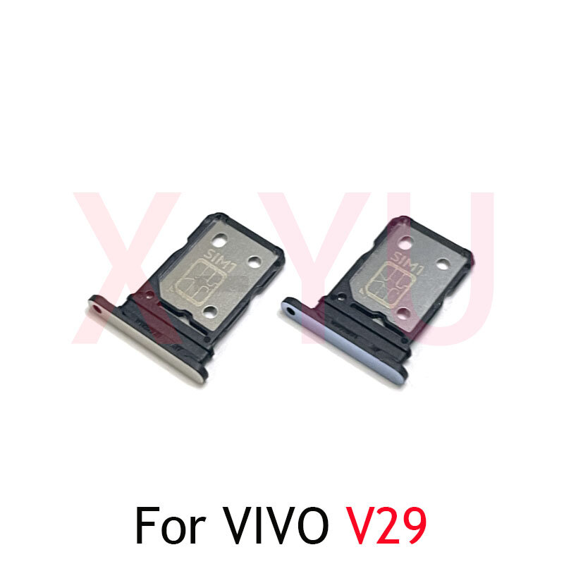 SIM 카드 트레이 거치대 슬롯 어댑터 교체 수리 부품, VIVO V21 V21S V23E V27E V29 라이트용