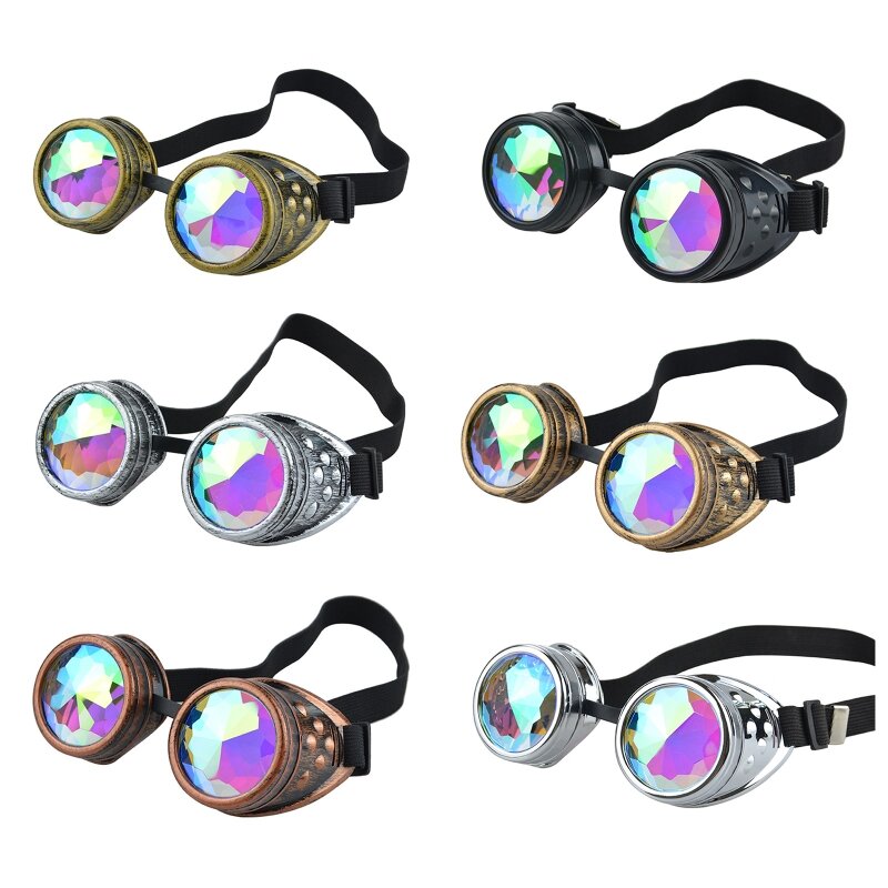 Retro Vintage Victorian Steampunk Goggles Glasses Welding Punk Gothic Cosplay Eyewear Motorcycle Goggles