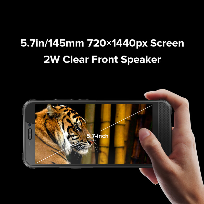 AGM H3 IP68/IP69K Waterproof Rugged Night Vision5.7" 5400mAh Android 11 NFC