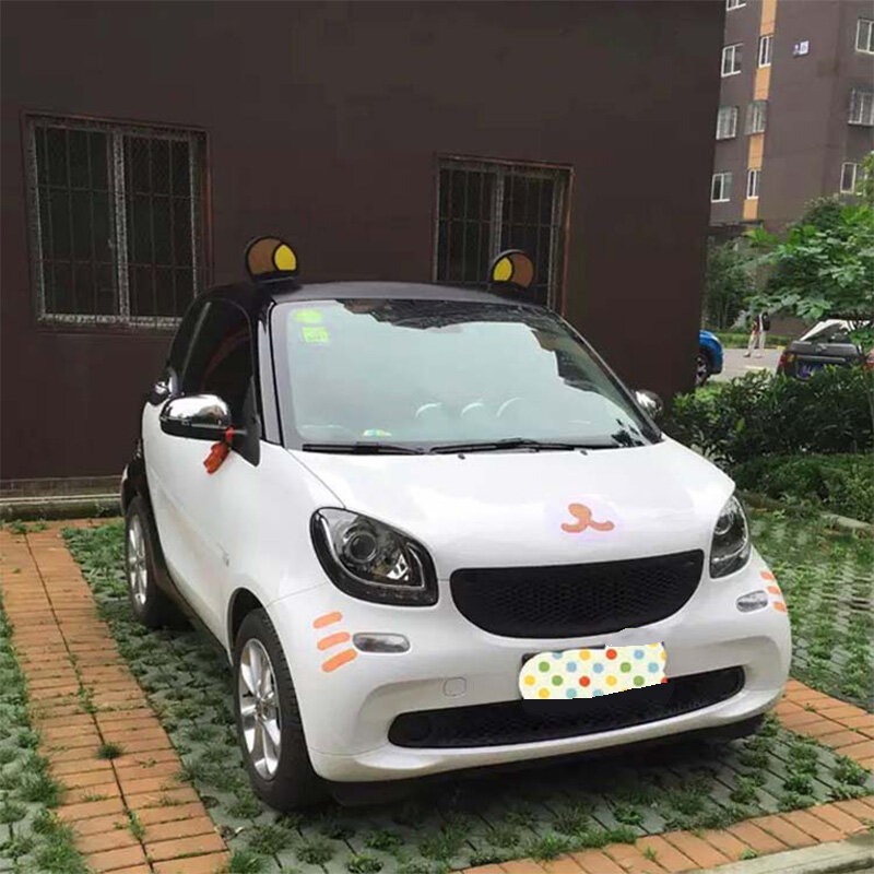 Car decoration Universal Car Roof Decorative Aerial Antenna Cover Sticker Base Roof   Exterior Styling Replacement Par