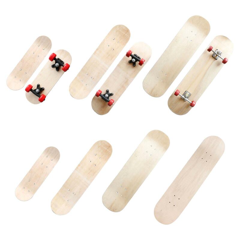 Wood Skate Deck para DIY, Pintura Substituição, Madeira Skate Deck, Pintura Artística