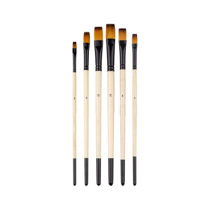 Wide Application Washable Comfortable to Grip Miniature Painting Brushes for Household