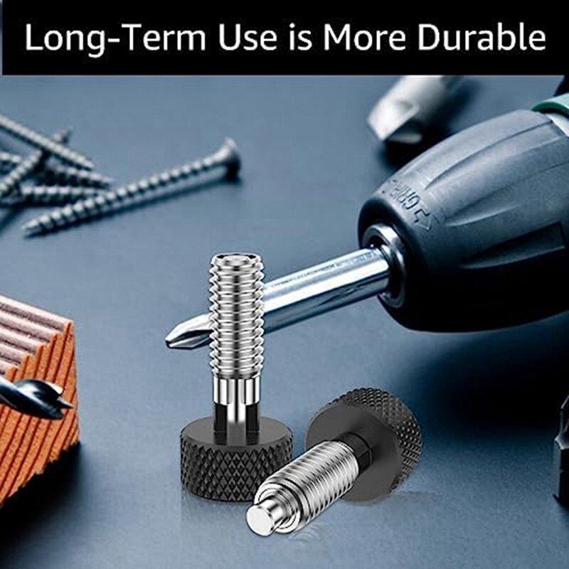 Handle Quick Release Pins Kit,With Knurled Handle Stainless Steel Lock M6 Quick Release Pins For Rolling Toolbox