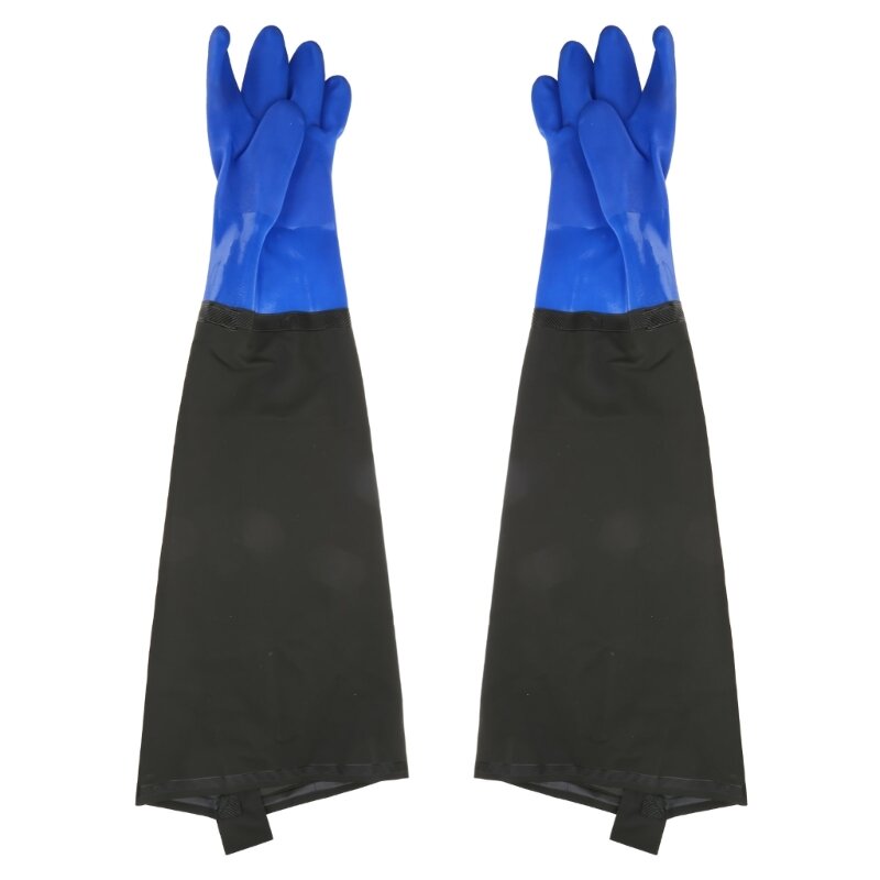 Guantes impermeables larga duración, guantes para estanque, guantes resistentes a productos químicos para limpieza