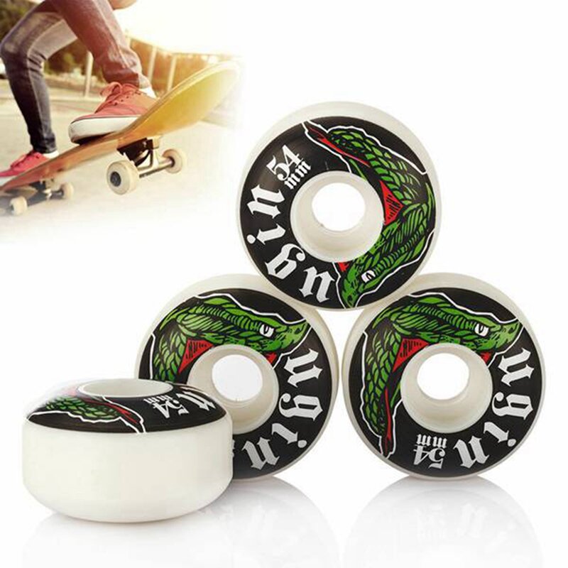 Ujin – roues de Skateboard haute résilience 52X32Mm, 100a, Double bascule en PU, 4 paquets