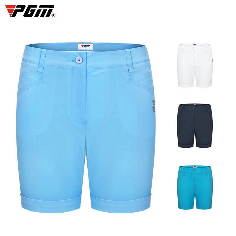 PGM Women Golf Clothes Shorts Summer Sports Ball Trousers Ladies Quick Dry Shorts Girls Soft Tennis Sweatpants 4 Colors KUZ101