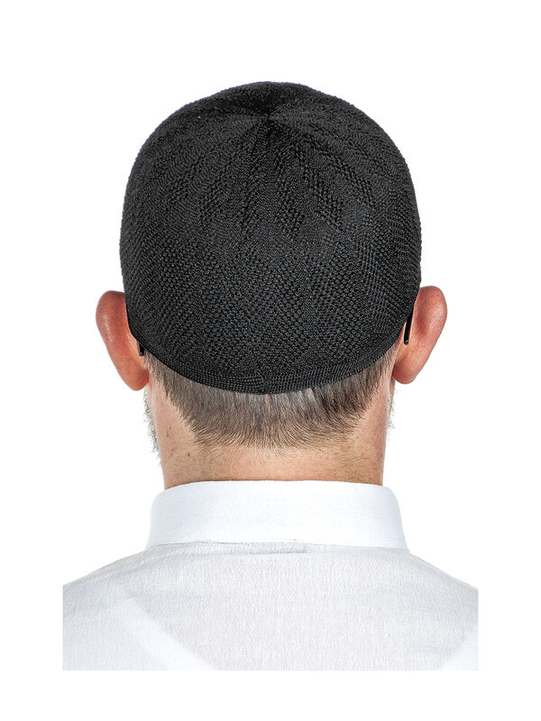 男性用のXiaomikufi帽子,黒のシャツ,イスラム教徒の贈り物,緑のX Xラマダンスタイル,標準サイズ