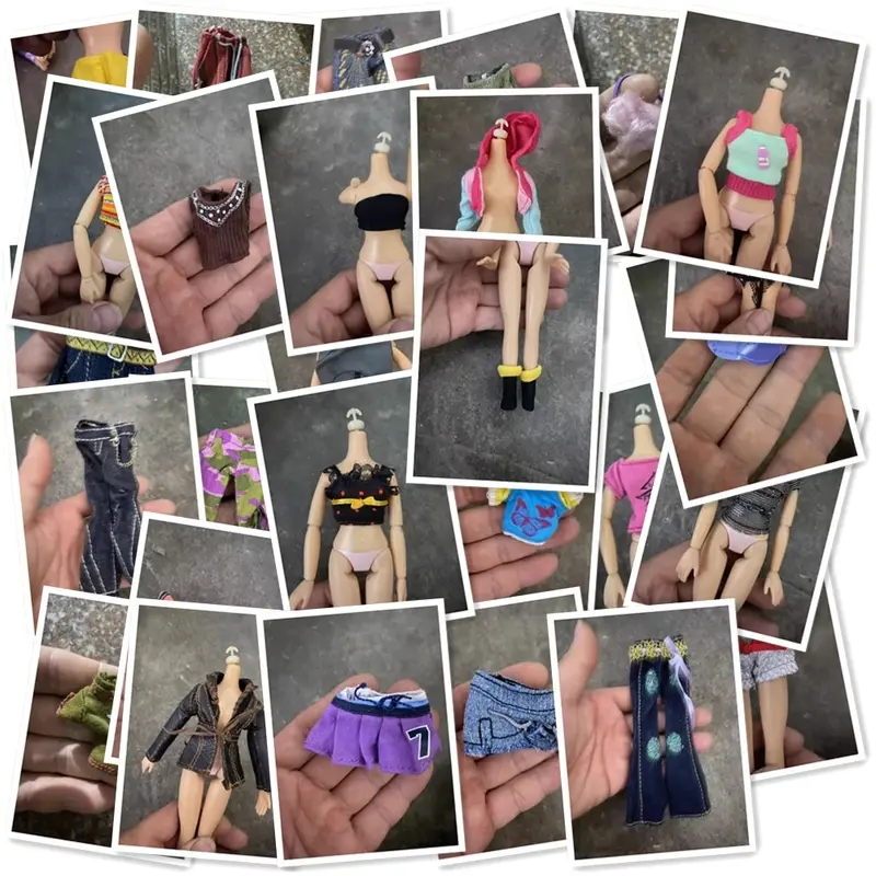 30cm Monstering High Doll for Bratzes doll Dressing Soft Casual Wear Handmade Clothes Outfit Doll Clothing Girl Toys set 4