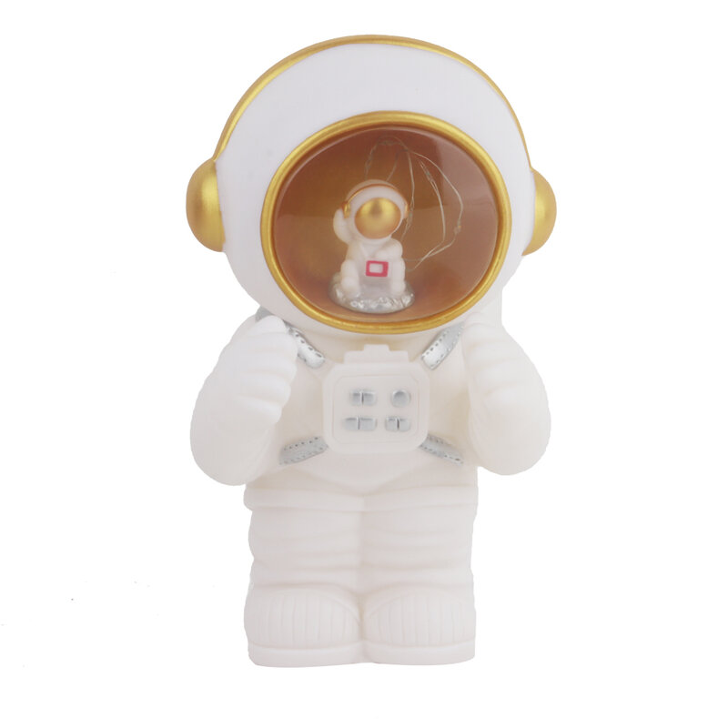 Kreatywna zabawka pulpit astronauta astronauta, dekoracje do sypialni, skarbonka, mała lampa biurkowa trzy w jednym wisiorek na prezent dziewczynki
