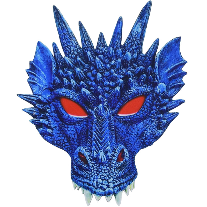 Tuta Unisex per ragazzi con maschera Costume di Halloween Fancy Dress bambino Deadly Dragon Costume