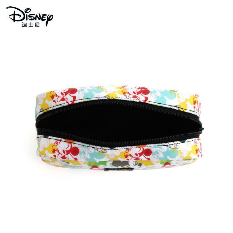 Disney Authentic Mickey Mouse 90 Anniversary Fashion Creative Multi-function Ladies Cosmetic Bag Sketch Storage Bag