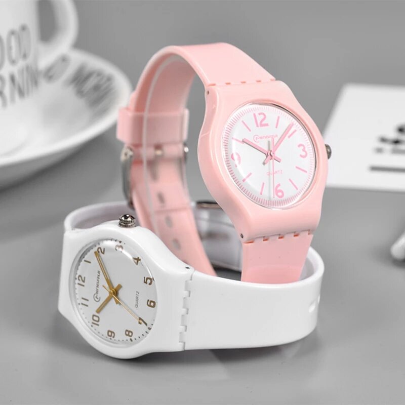 UTHAI-Waterproof Quartz Wristwatches para crianças, crianças, menino, menina, doce, bonito, relógio digital, moda, CE07