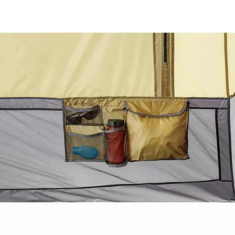 Ozark Trail 21.98 Lbs 캠핑 용품 수면 7 자연하이킹 텐트, 12 인치 X 12 인치 즉석 티피 텐트, 화물 무료 여행 장비