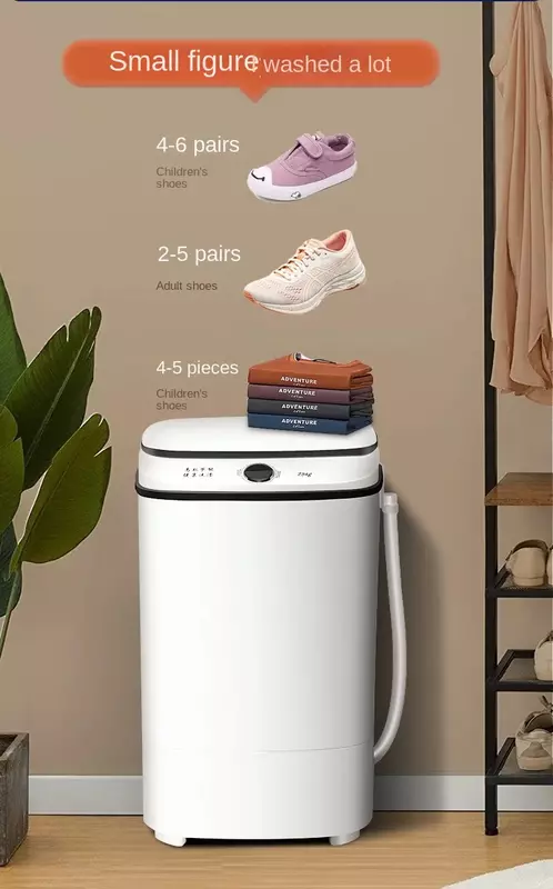 Longines-lavadora semiautomática para zapatos, máquina de deshidratación y secado para el hogar, herramienta de cepillado de zapatos, 220V