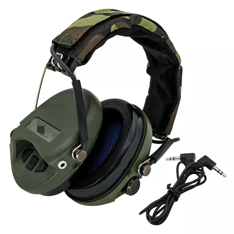 Sorddin-ipsc airsoft fones de ouvido táticos com redução de ruído ativo, eletrônico, proteção auricular, para caça e esporte