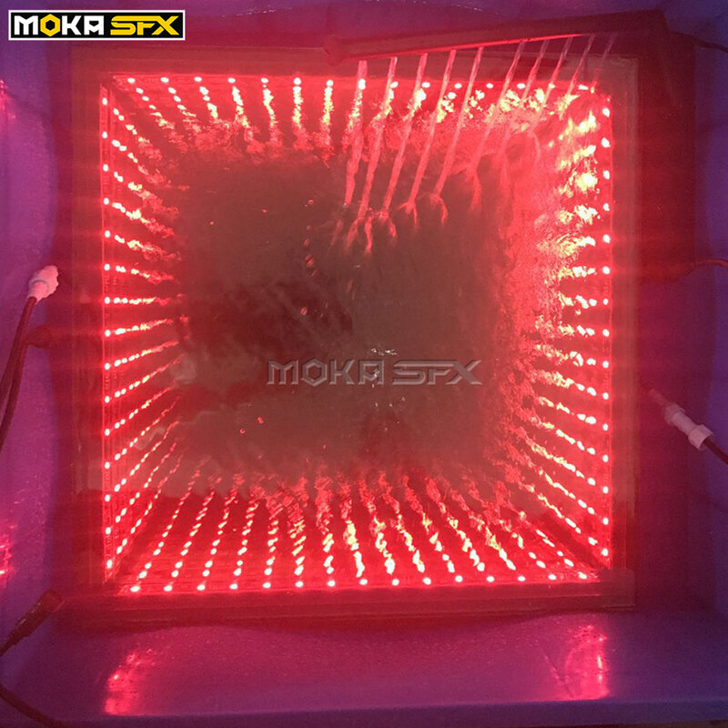 25 Cái/lốc 3D Sàn Nhảy Đèn LED Chống Nước Gương Tầng Ánh Sáng Sân Khấu Sáng Lên Sàn Gạch Cho Đám Cưới Giải Trí Nhà Hát