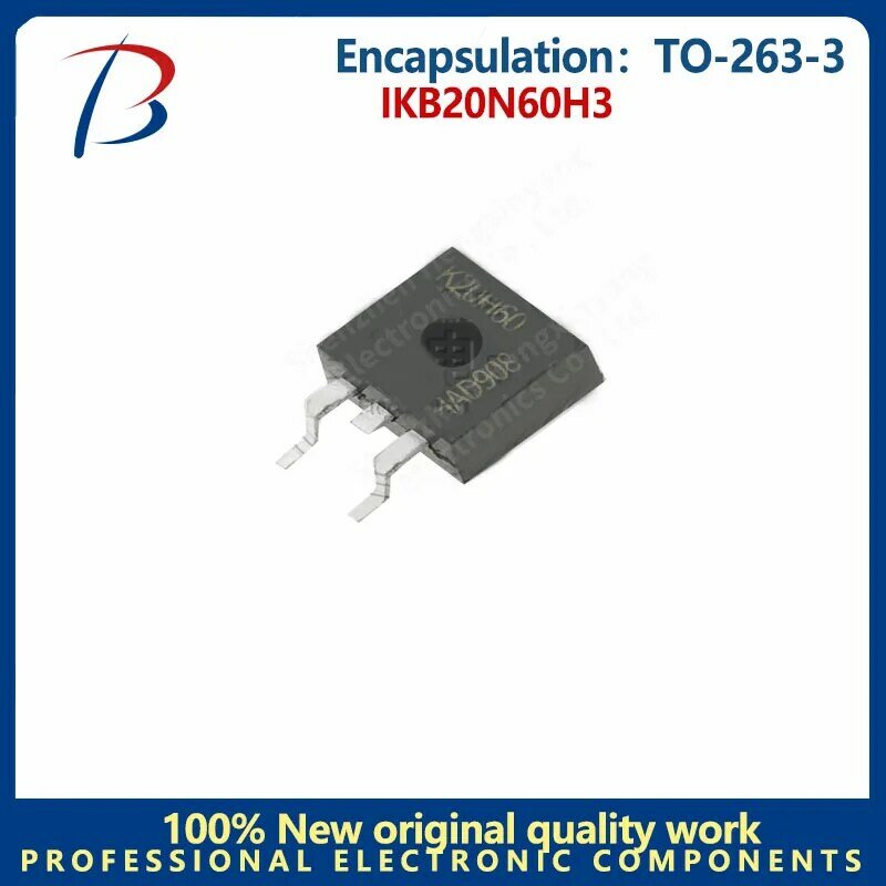 Pacote de tela de seda K20H3, IKB20N60H3 to-263-3 I Transistor, 600V 40A, 10pcs