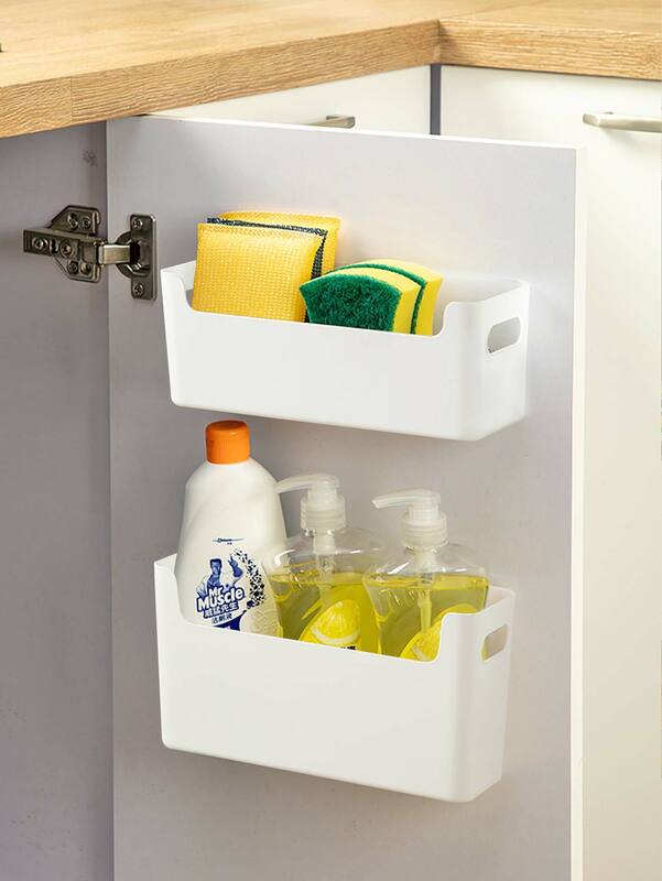 WORTHBUY Multifunktion ale Kunststoff-Küchen aufbewahrung organization Punsch freie Wandschrank-Aufbewahrung sbox für Küchen zubehör