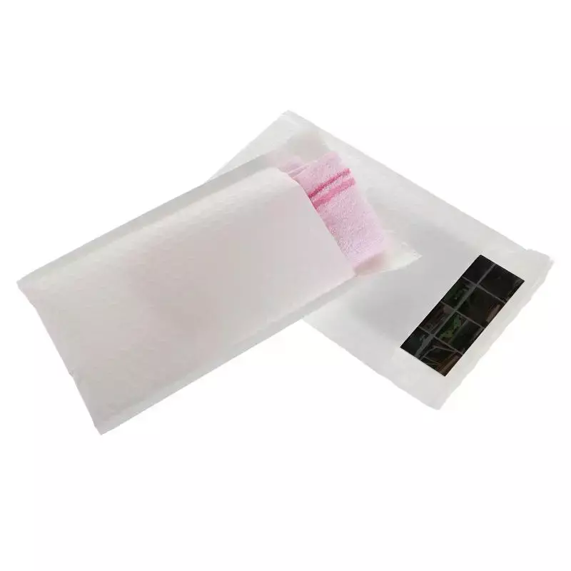 Bolha branca Acolchoada Mailing Envelope, Mailer Espuma para Embalagem, Auto Selo Saco de Envio, Bolha Padding Bag, 100Pcs