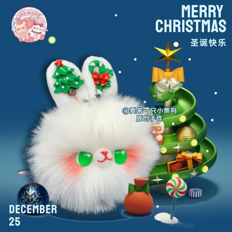 クリスマスぬいぐるみペンダント,オリジナルデザイン,ウサギ,誕生日プレゼント