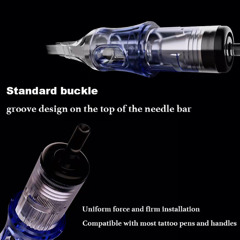 BRONC RM Tattoo Cartridge Needles piercing needles 20pcs/lot Premium Disposable Sterilized Tattoo Needles for Tattoo&PMU Machine