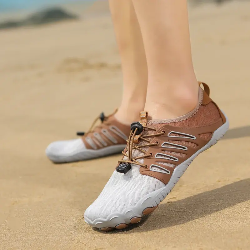 Zapatos de playa de malla para hombre, de secado rápido para Río calzado antideslizante, natación, pesca, agua en bote