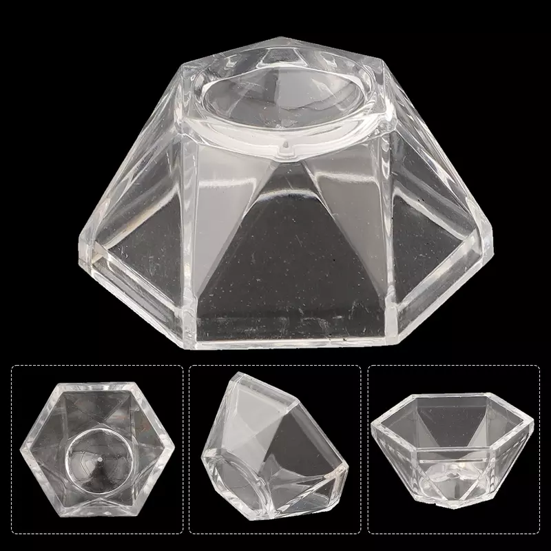 1 Stück Acryl Kristall kugel Display Basis Kugel Display Ständer 4.6/6/7,5mm transparent für Tisch Ornament Home Decoration Zubehör
