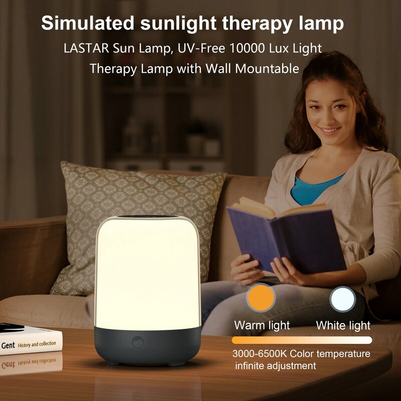 LED Nachtlicht weißes Rauschen Maschine Mini Baby Schlaf maschine warmweiß/reinweiß Beleuchtung Dimmen zeitbar zum Schlafen