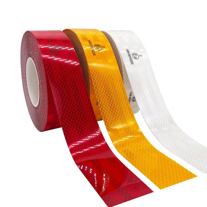 Roadstar pcエンジニアグレードプリズム反射テープ、印刷用S104r警告テープ道路の安全性