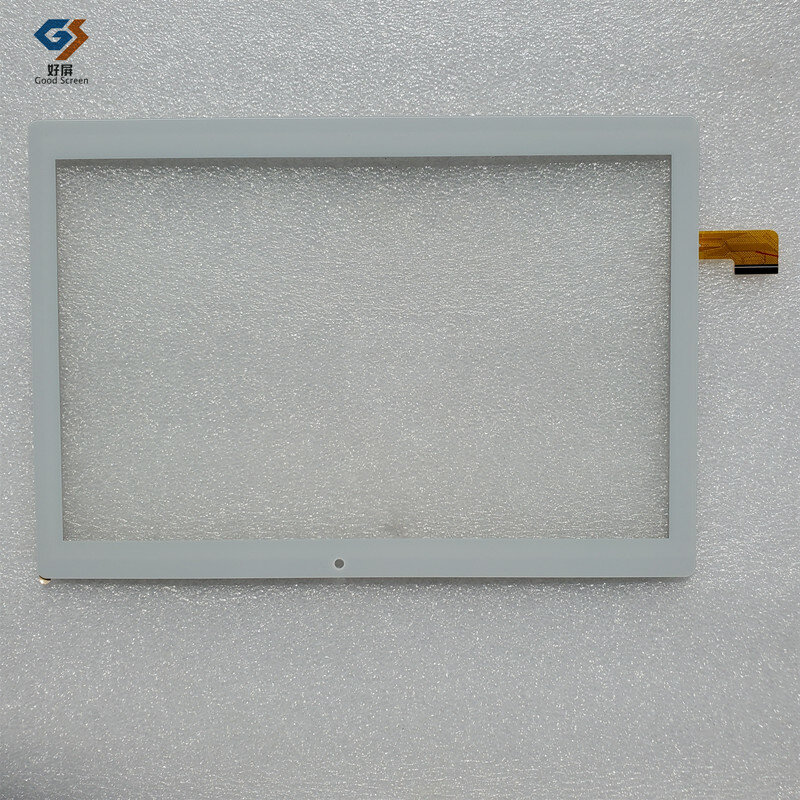 Novo branco 10.1 polegada tablet capacitivo touch screen digitador sensor painel de vidro externo p/n kingvina PG10018-V2