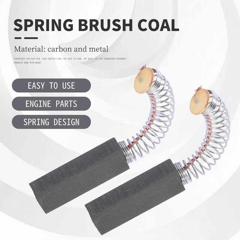 Carbon brush charcoal (1 pair) 6 x 8 x 24 mm electric motor