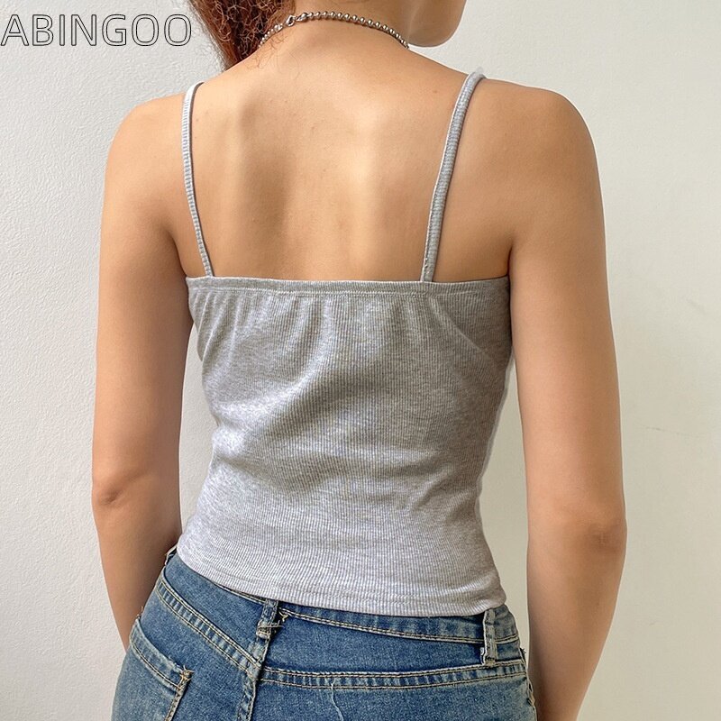 ABINGOO Lace Tank Top Women Y2k Aesthetic Patchwork Sleeveless Cami Shirts Fairy Grunge Camisole Sweet Sexy Slim Vest Short Top