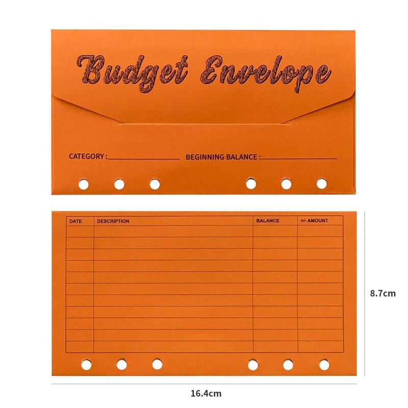 12 Pieces Budget Envelopes Cash Envelopes for Company Cash Budgeting Budgeting Record Binder Cash System Money Saving Challenge
