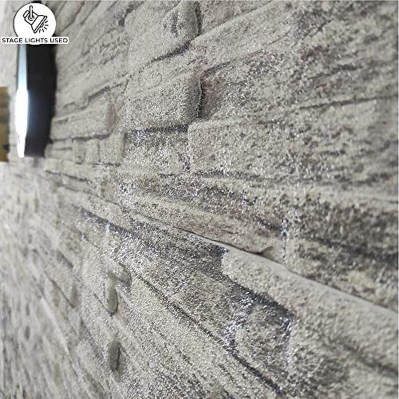 Paneles de pared 3D de aspecto de piedra, juego de revestimiento de poliestireno, revestimiento de revestimiento, aislamiento de humedad interior y exterior, bricolaje, respetuoso con el calor y el sonido