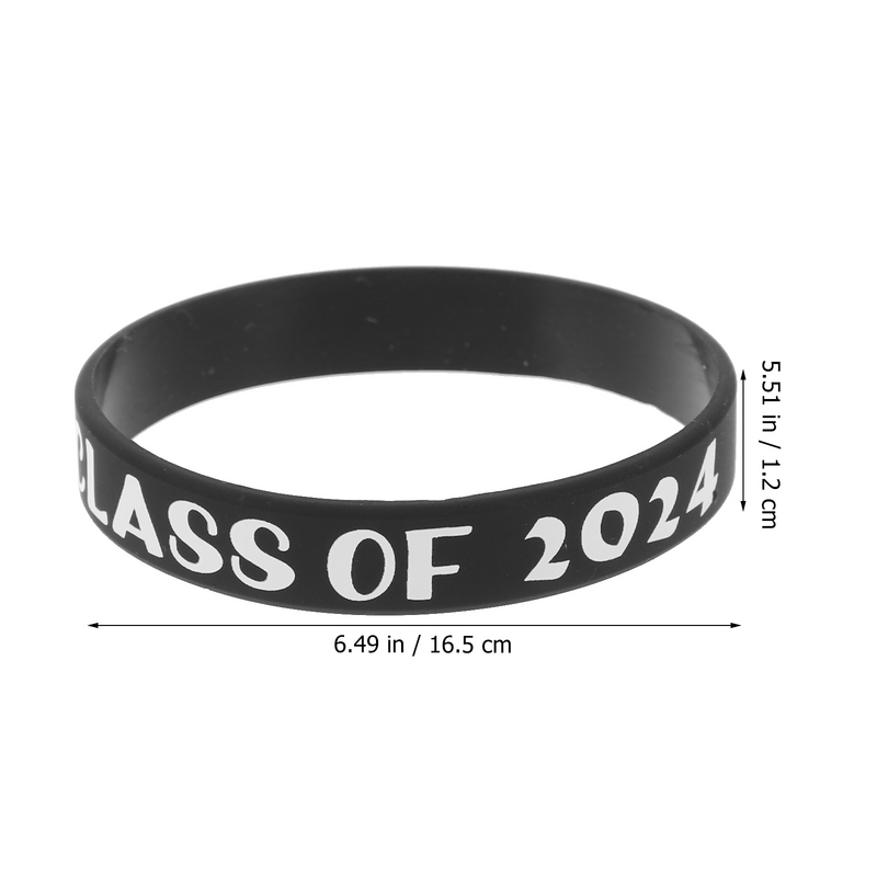 Graduação Chic Wrist Tapes, Conjunto de 50 para High School, Faculdade e Universidade, 2024