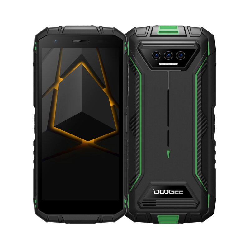 Doogee-Smartphone robuste S41 Plus, téléphone portable Android 13 NDavid, 4 Go, 128 Go, 5.5 ", IPS, HD, 13MP, triple caméra AI, façades Core, 6300mAh